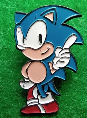 Vintage 1990s Sega Nintendo Megadrive Sonic The Hedgehog Pin's Sonic The Hedgehog