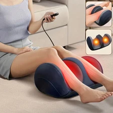 Leg Feet Massager Hot Compress Blood Circulation Booster Kneading Relief Pain