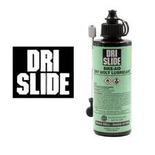 Drislide Bike-Aid Dry Moly Lubricant 4oz Drip Bottle with Needle Applicator