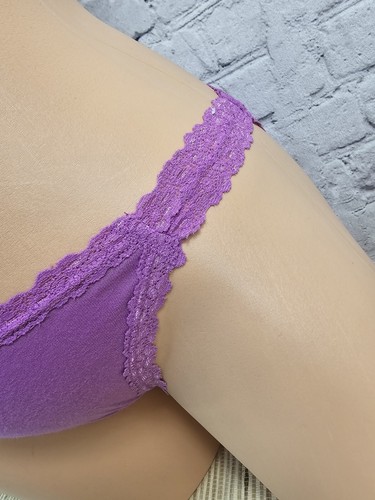 Xhilration XS Bikini Sexy Purple PANTIES PANTY Stretch Floral Gray Lace - Picture 14 of 17