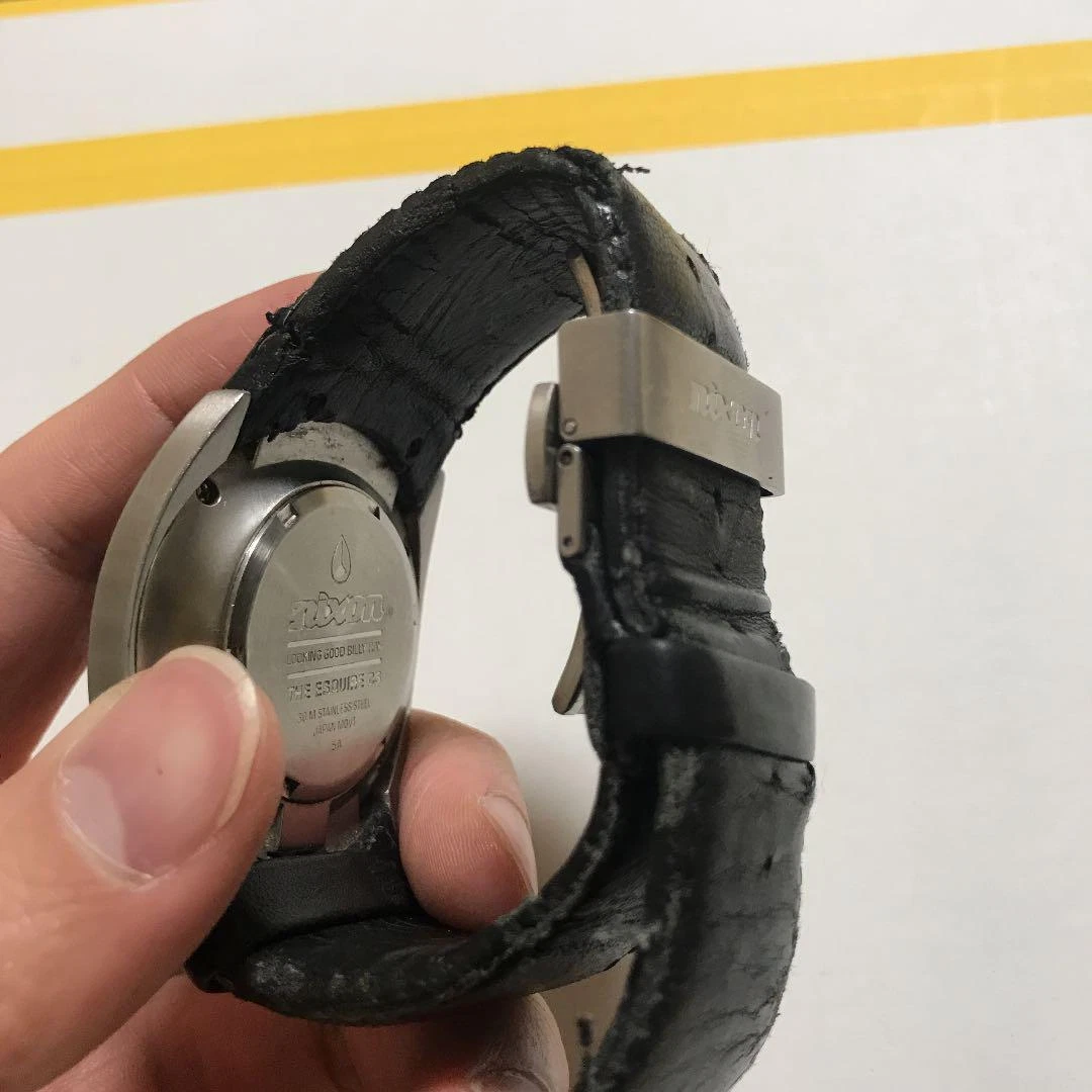 Nixon The ESQUIRE CS Black 30M Stainless Steel