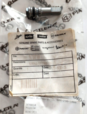 Spoke Nipple Piaggio, Moto Guzzi NOS 978810 (L-7344) | eBay