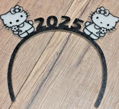 Hello Kitty Silvester Stirnband - Silvester feiern im entzückenden Cartoon Stil