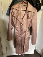 Bebe Satin Trench Coat