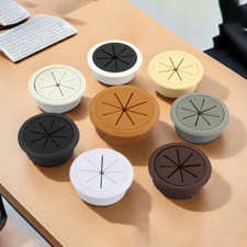 50-80mm Computer Desk Grommet Table Plastic Cable Tidy Wire Hole Cover Organizer