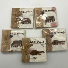 Elephant Theme Five Handmade Notebooks Dimensional Accents 4  