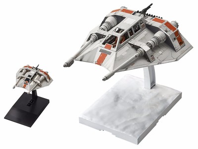 BANDAI Star Wars 1/48 & 1/144 SNOWSPEEDER SET Plastic Model Kit