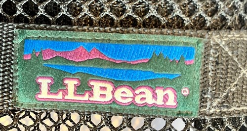 Vtg LL Bean Zippered Duffle Style Mesh Bag W/Rare Label - Picture 6 of 6