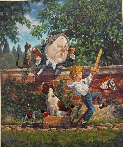 Scott Gustafson Humpty Dumpty Signed & Numbered With Certificate