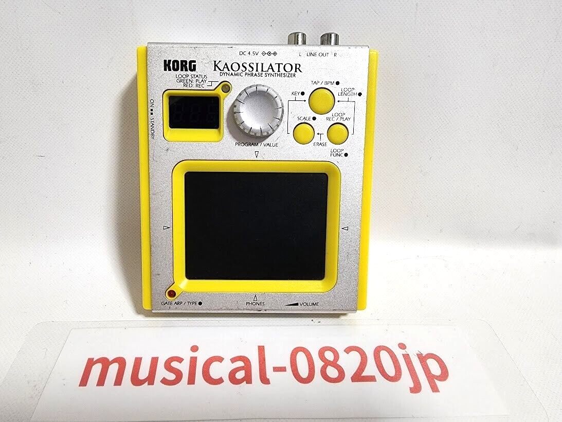 Korg ko-1 kaossilator Kaoss Pad dynamic phrase casiolator Korg ko-1 kaossilator Kaoss Pad dynamic phrase casiolator