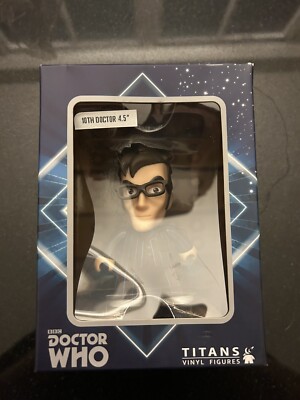 BBC Doctor Who Titans Vinyl Figures 10th Doctor 4.5'' Nerd Block Exclusive