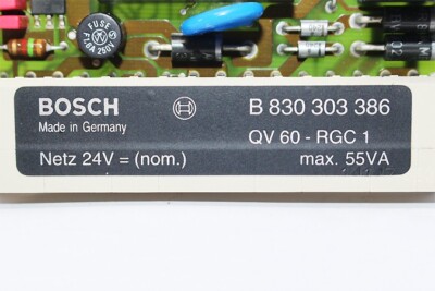 BOSCH B 830 303 386 Valve Amplifier Card QV60-RGC1 | eBay