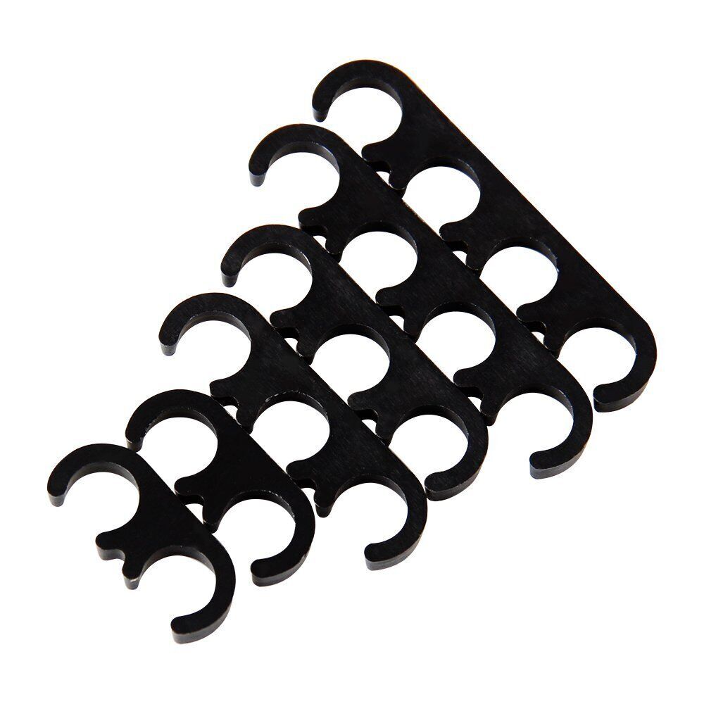 6x Clip-in Spark Plug Wire Separators Dividers Looms For GM Chevy Ford