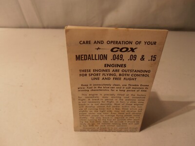 COX .049 SURESTART NUOVO IN CONFEZIONE NUOVO CON SCATOLA Modello - Foto 5