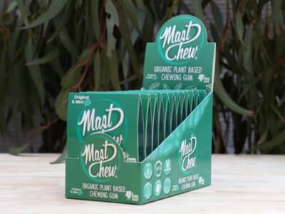 Organic Mastic Resin Chewing Gum Mast Chew Original Mastic and Mint  (12 x 8pcs)