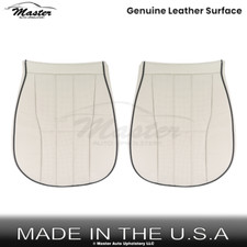 2003-2012 For Range Rover Genuine Leather Perforated Front Bottom Covers Ivory