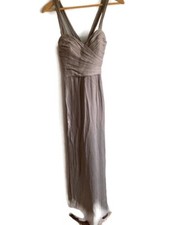 Jenny Yoo Brown Floor Length Maxi Chiffon Bridesmaids Dress Size 2