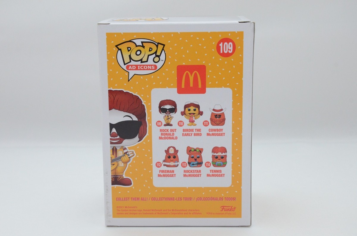 Funko McDonalds Rock Out Ronald McDonald #109 New in Box | eBay