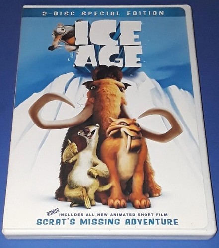 ICE AGE DVD - 2002 Adventure Family Comedy 2 Disc Special Edition Animation CIB