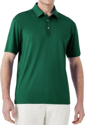 NAVISKIN Men's Polo Shirt, Quick Dry, Golf Shirt, UPF 50, Short