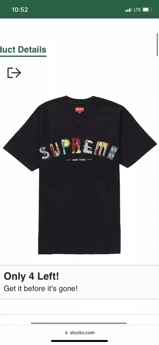 Supreme City Arc Tee ブラック S