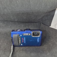 Olympus Stylus Tough TG-830 Digital Blue Camera Tested- No Charger