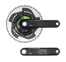 Guarnitura Cannondale HollowGram Si 2 x 10s bici da strada Power2Max PM 172,5mm 50/34T