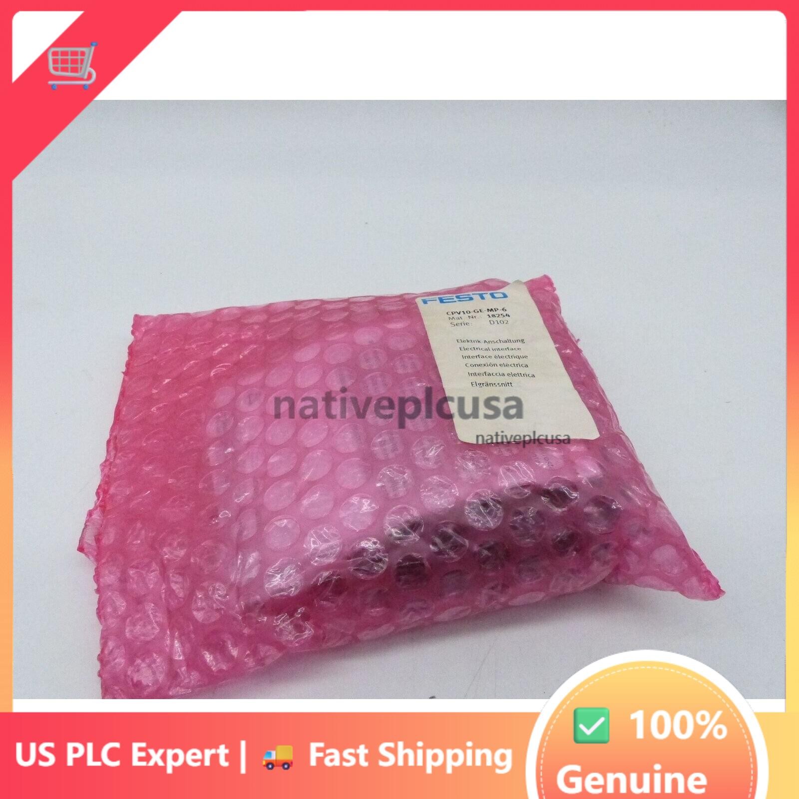 US FREE TAX New Festo CPV10-GE-MP-6 18254 Electrical interface