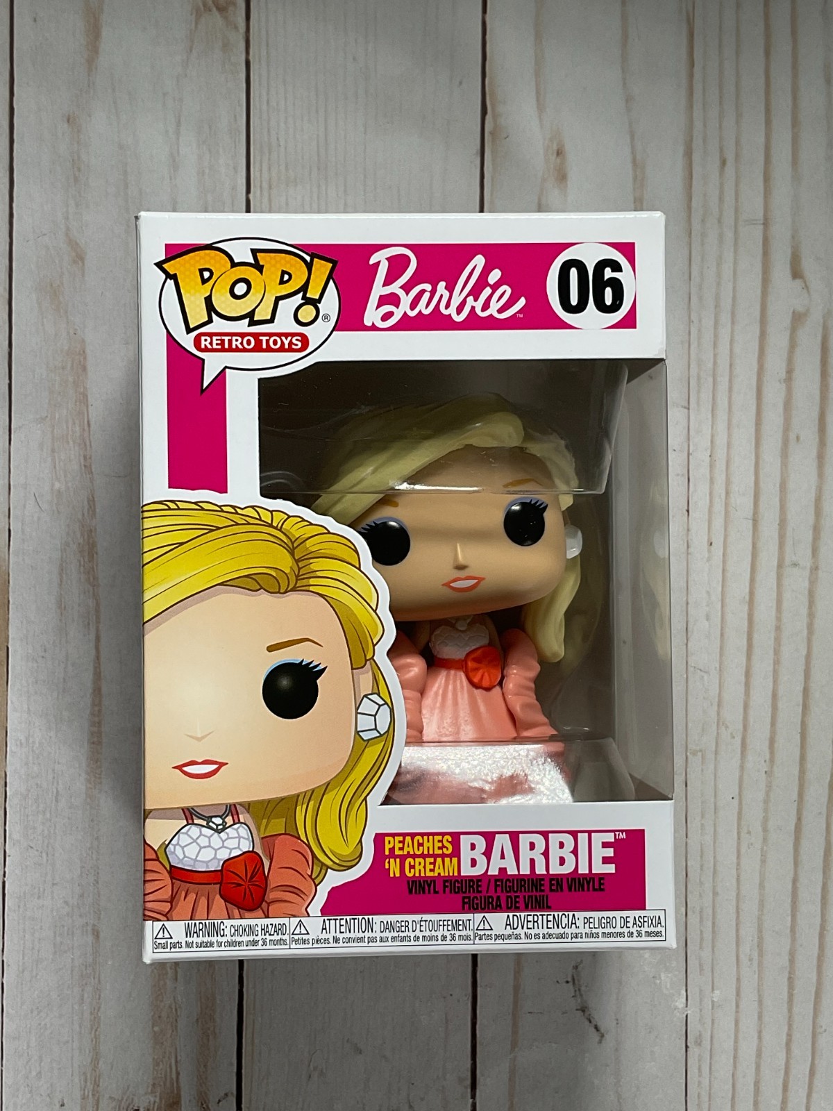 Funko Pop! Retro Toys: Peaches 'N Cream Barbier #06 Vinyl Figure + Protector H5