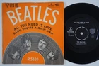 BEATLES All You Need Is Love RARE Norway 45 norwegian Baby You're A Rich HEAR!