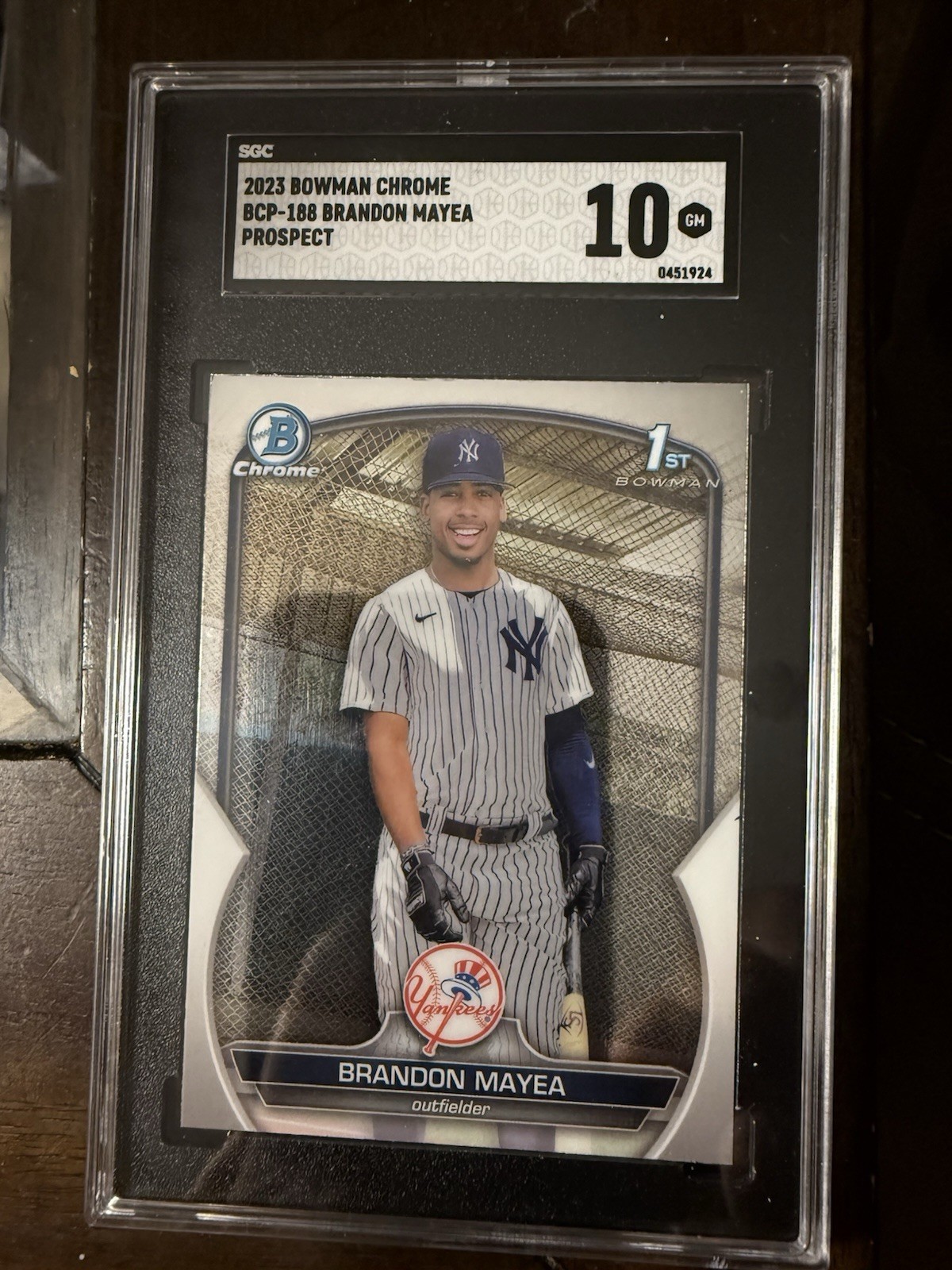 2023 Brandon Mayea Bowman Chrome  Prospect #BCP-188 SGC 10 GEM