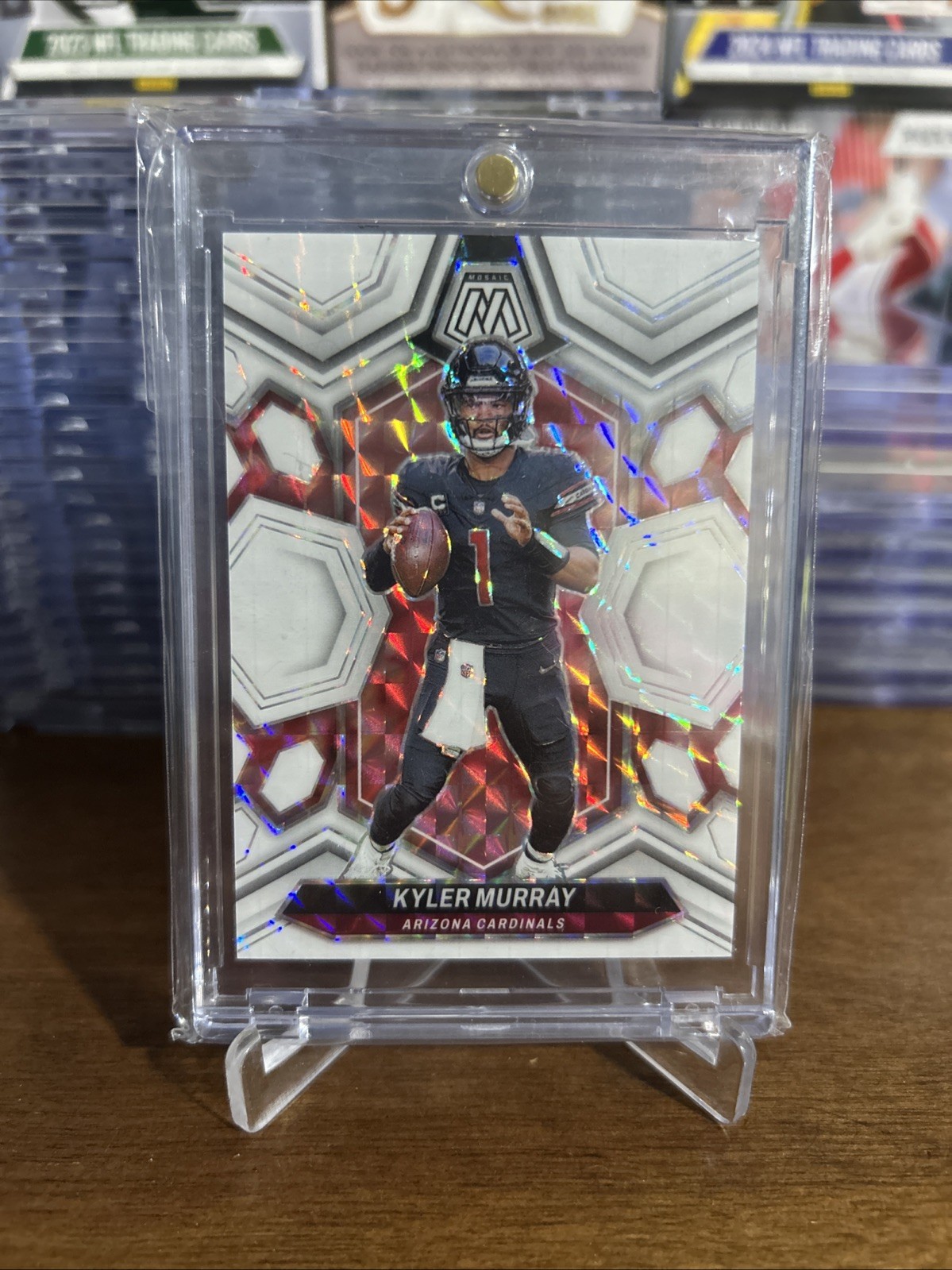 2024 Panini Mosaic - Kyler Murray #1 White Mosaic Prizm /25