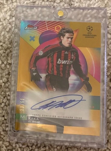 kaka signed patch soccer  card 23/50