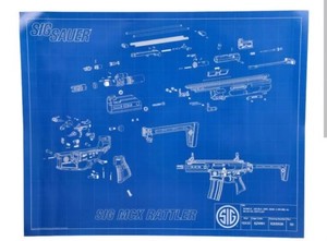 Sig Sauer MCX Rattler Poster Print USED FREE SHIP!