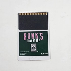 Bonk's Adventure (TurboGrafx-16) Complete w/ Manual & Case - Authentic & Tested
