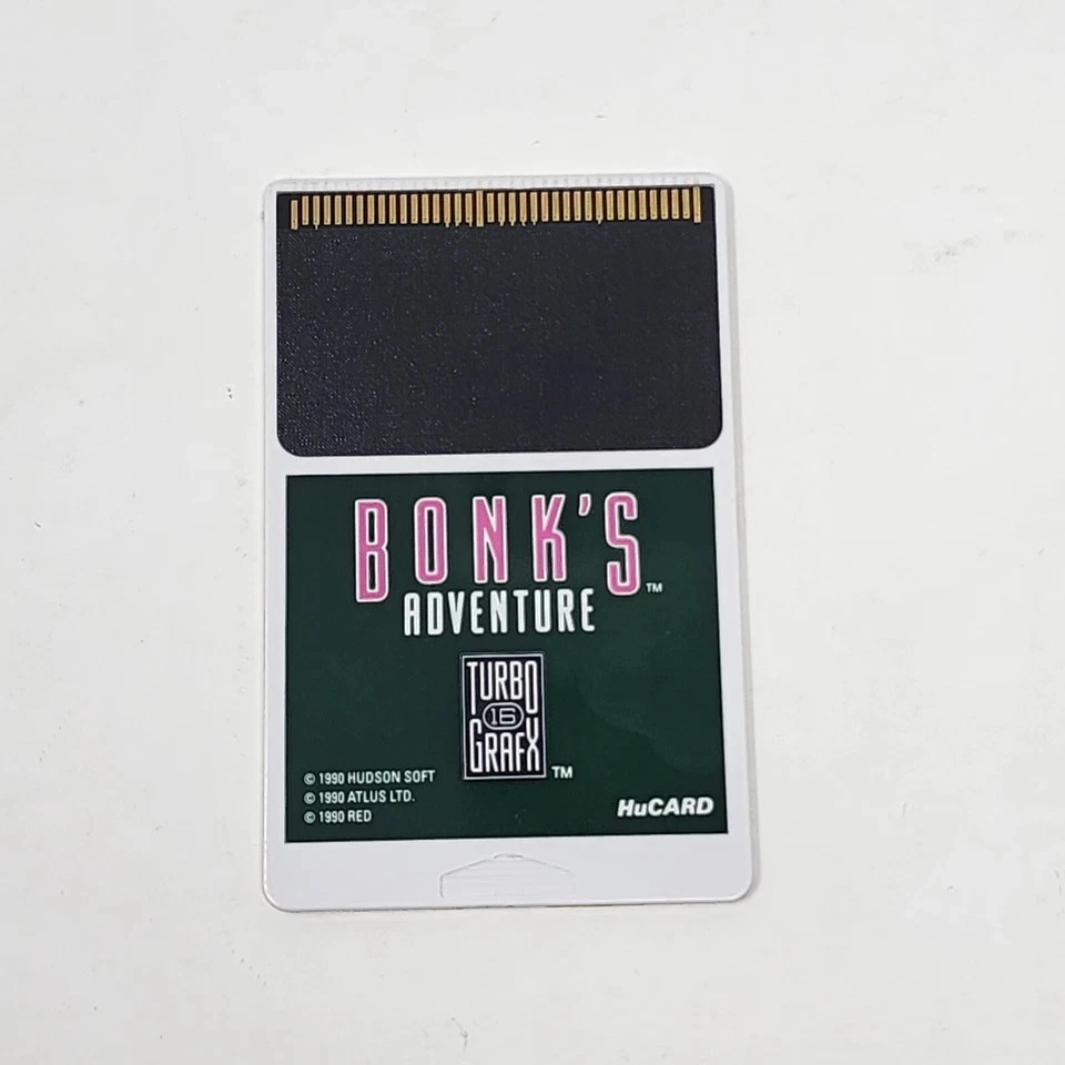 Bonk's Adventure (TurboGrafx-16) Complete w/ Manual & Case - Authentic & Tested - Image 3 of 4