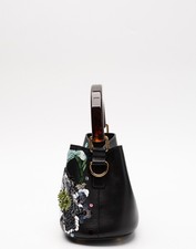 Bucket Drawstring Bag Magnetic Black Bags Handbags for Women