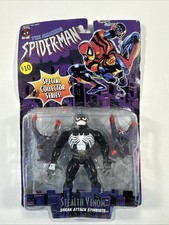 1996 Spiderman toy biz Stealth venom sneak attack symbiote