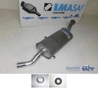 Imasaf ESD Auspuff Endtopf für Lancia Thema 2850 V6 I.E. (834) 1988-1992+ZubehöR