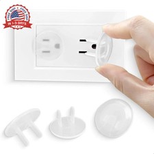 Clear Outlet Covers for Baby Proofing Plug Protector Covers, Electrical Outlet C
