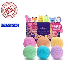 Mystical Bath Bombs for Girls and Boys with Surprise Toys Inside 6 Pack - Lar...