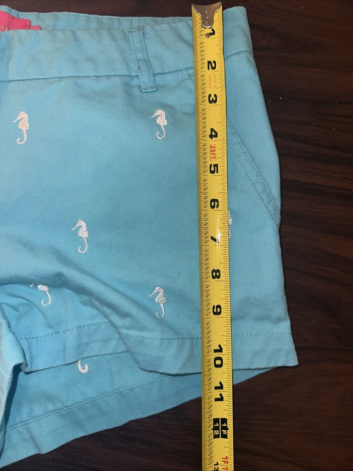Женские короткие шорты низкого покроя Macbeth Collection Blue Seahorse Daisy Dukes размер Small - Изображение 3 из 4