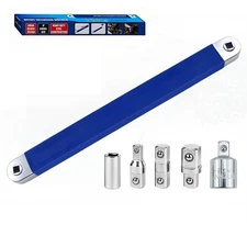 Offset Extension Wrench, Zero Degree Ratchet Extension Set Includes 1/2", 1/4...