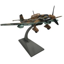1/72 WWII German Air Force Stuka Ju-87 Bomber Model Military Fighter Ornaments V