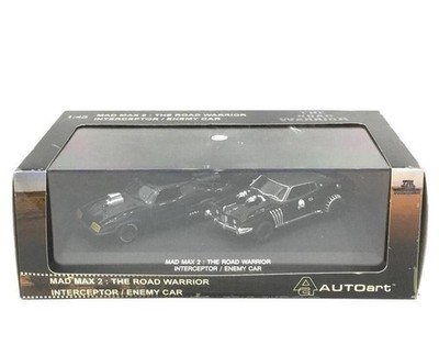AUTOart 1/43 MAD MAX 2 The Road Warrior INTERCEPTOR & ENEMY Car w