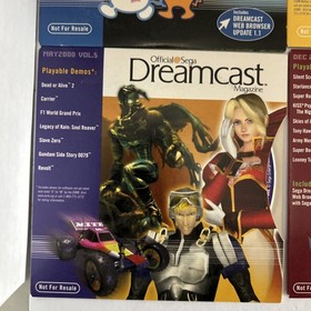 Lot of 8 Official Sega Dreamcast Magazine Demo Discs Vol. 4 5 6 7 8 9 10 & 11