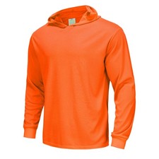 Meiosuns High Visibility Quick Dry Safety Shirt with Hood Hi Vis Breathable M...