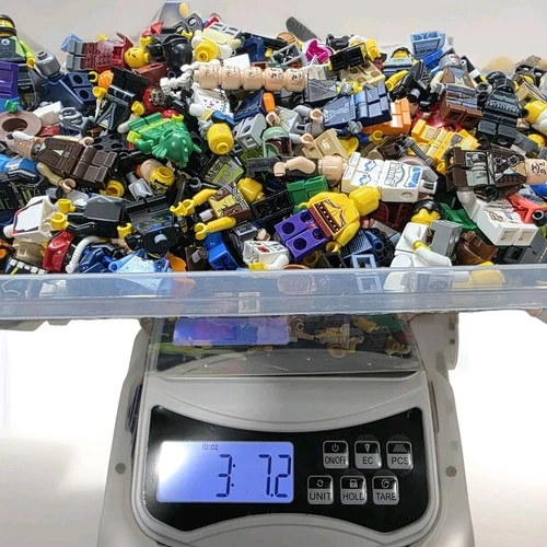 Vintage LEGO Minifigure Parts Lot 3 Lbs 7oz  Accessories Weapons Star Wars Huge