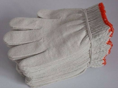 48 Pairs Pack X White Red Work Poly/Cotton General Purpose Elastic Yarn Gloves - Bild 3 von 10