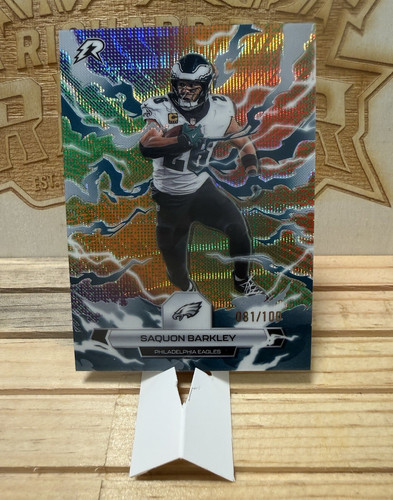 Topps Resurgence  Saquon Barkley Eagles #80 Serial Numbered Parallel /100
